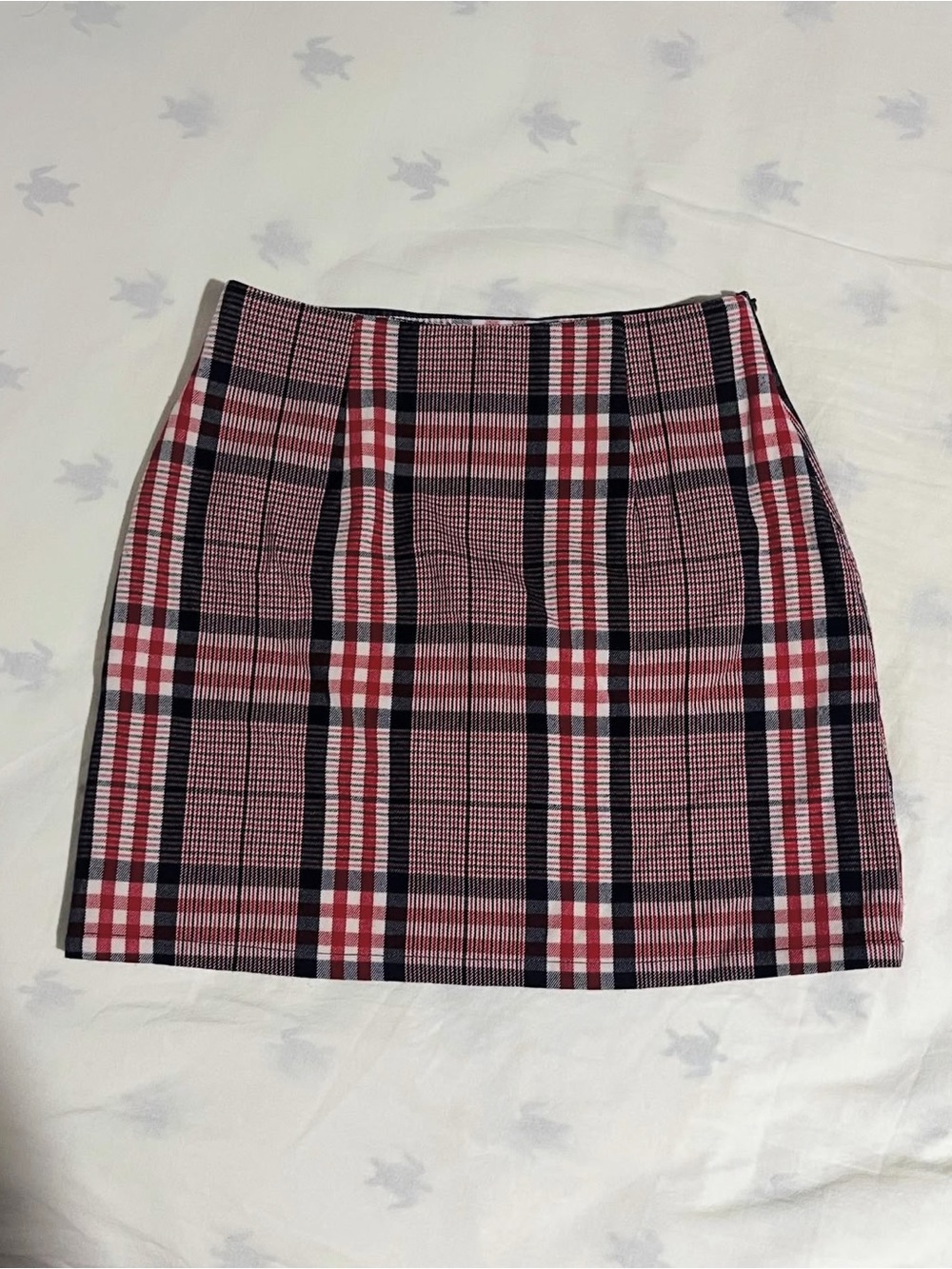 Forever 21 plaid mini skirt (red and navy)